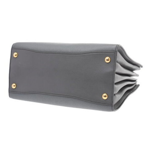 Prada Handbag Grey GG Saffiano Strap - Picture 5 of 12